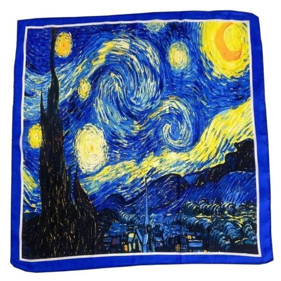 Van Gogh Starry Night Scarf - Picture 1 of 3
